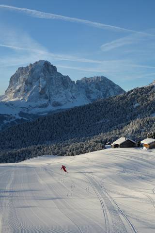 Winter in den Dolomiten in Gröden Bild: Winter in den Dolomiten